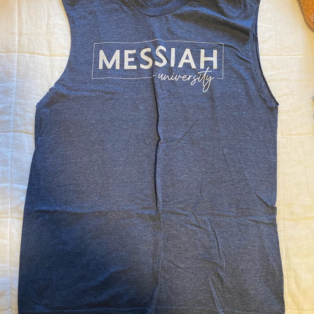 Messiah University Sleeveless Tee - Navy